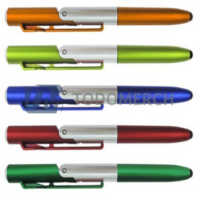 Lapicero touchscreen con linterna