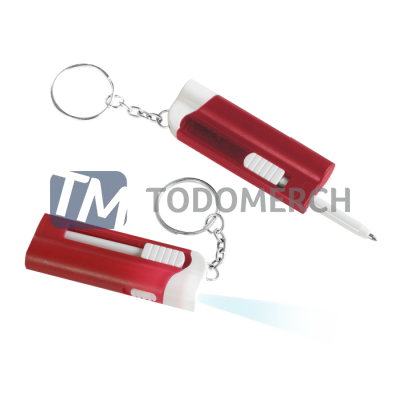 Llavero linterna lapicero