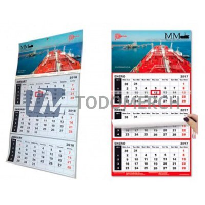 Calendario Modelo Trisquel