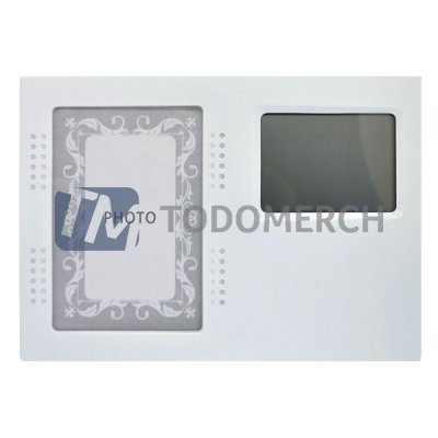 Marco de Foto con Reloj Digital