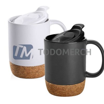 Mug Cerámica con Corcho