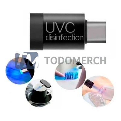Mini Lampara Desinfectante UVC 15 Tipo C