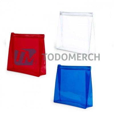 Neceser multiusos PVC transparente