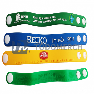 Pulseras con broche PVC