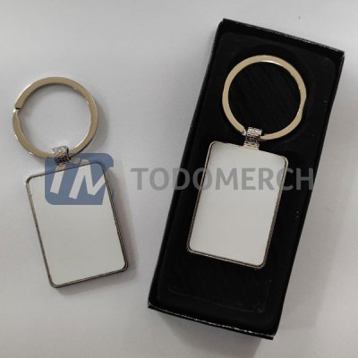 Llavero Metalico Rectangular